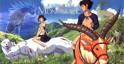 Les deux héros de "Princesse Mononoke"