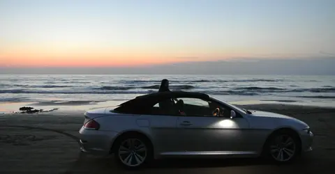 Coucher de soleil sur la plage Chirihama, péninsule de Noto