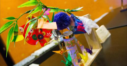 Los 7 ornamentos de Tanabata según la tradición de Sendai, versión en miniatura