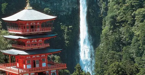 La pagode du sanctuaire Kumano Nachi-taisha, dans la préfecture de Wakayama