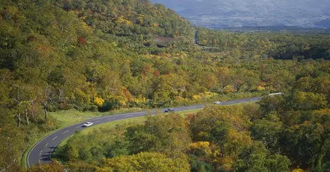 Les routes de Niseko, sur l'île de Hokkaido