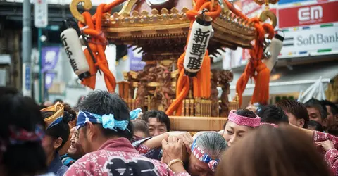 Les matsuri sont des moments intenses partagés par tous.