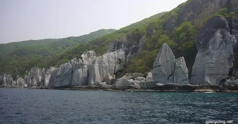 La côte de Hotokegaura près du village de Sai à Aomori La côte de Hotokegaura près du village de Sai à Aomori