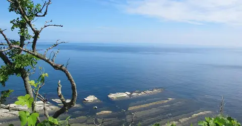 La côte de Noto près de Rokkosaki La côte de Noto près de Rokkosaki