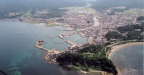 Wajima vue du ciel