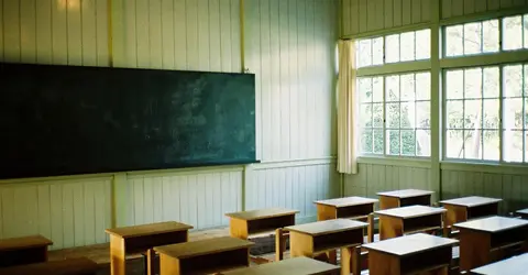 Ancienne salle de classe au village historique de Sapporo (Hokkaido) Ancienne salle de classe au village historique de Sapporo (Hokkaido)