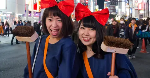 Halloween dans les rues de Shibuya Halloween dans les rues de Shibuya