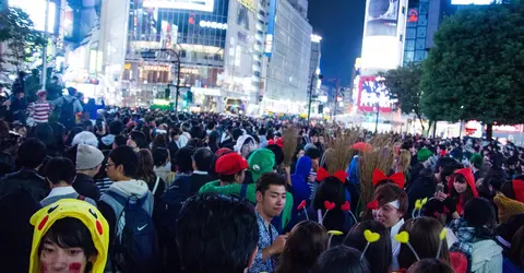 Les rues de Shibuya (Tokyo) à Halloween !