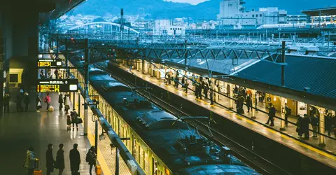 Les quais de la gare de Kyoto Les quais de la gare de Kyoto