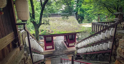 Le sanctuaire Kibitsu à Okayama Le sanctuaire Kibitsu à Okayama