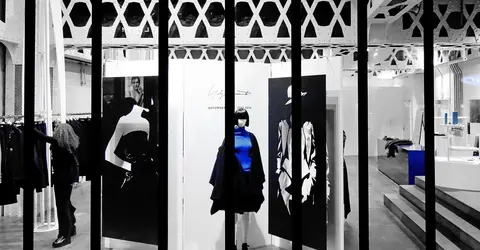 Devanture du créateur japonais Yohji Yamamoto à Aoyama Devanture du créateur japonais Yohji Yamamoto à Aoyama