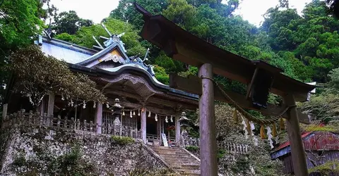 Le sanctuaire Tamaki-jinja, au sud de la préfecture de Nara.