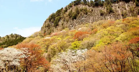 Byobu iwa au printemps à Soni Byobu iwa au printemps à Soni