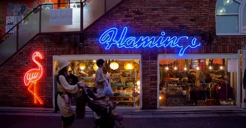 La friperie Flamingo à Shimokitazawa La friperie Flamingo à Shimokitazawa