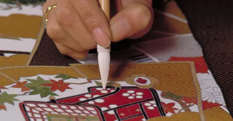Kyo-Yuzen-dyeing Kyo-Yuzen-dyeing