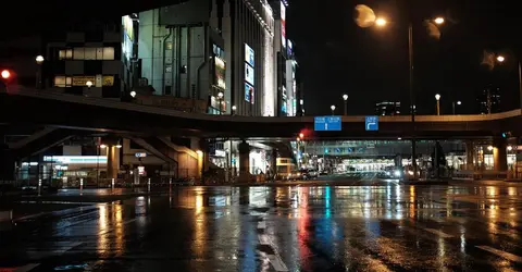 Les rues de Tokyo la nuit Tokyo de nuit