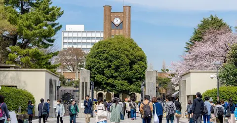 étudiants à l'université de Tokyo