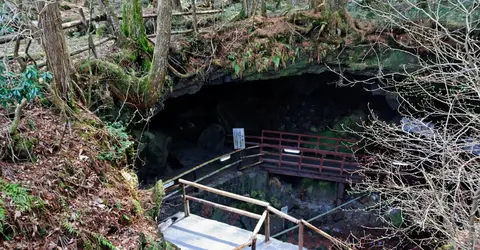 Entrée de la grotte