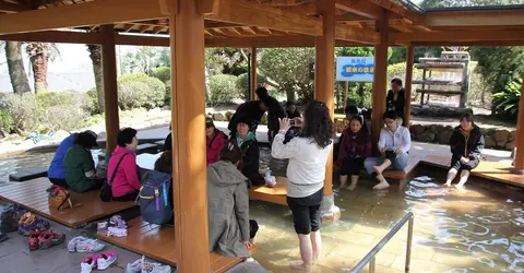 Les ashiyu sont idéals après une bonne journée de marche Les ashiyu sont idéals après une bonne journée de marche