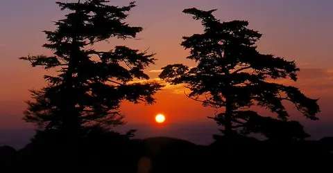 Lever de Soleil au mont Kumotori Lever de Soleil au mont Kumotori