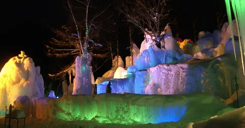 Les illuminations de la Subzero Forest sont un incontournable dans la région Les illuminations de la Subzero Forest sont un incontournable dans la région