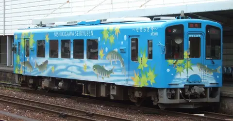 train de la ligne Nishikigawa Seiryu