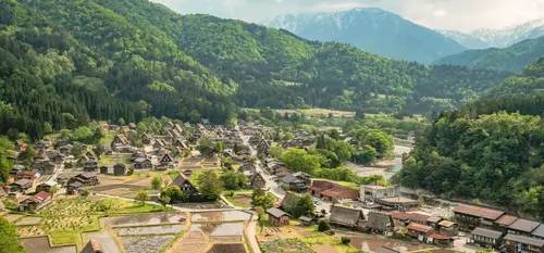 Shirakawa-go village in Gifu prefecture