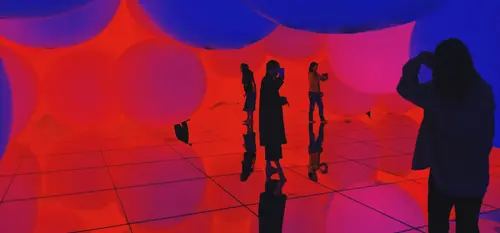 An exhibition by teamlab planets, Tokyo