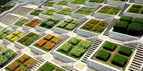 100 stepped gardens at Awaji Yumebutai