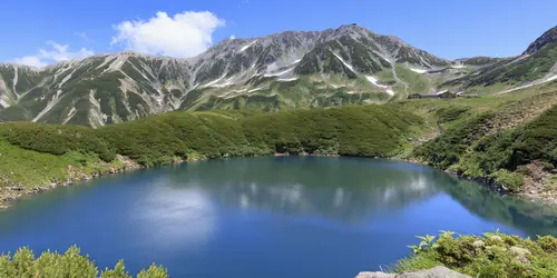 Eaux turquoise à Murodo et sur l'étang Mikurigaike