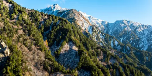 Vue depuis le barrage de Kurobe, Toyama
