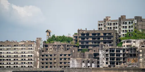 Ingresso della miniera di carbone abbandonata