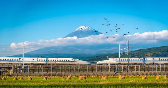 Shinkansen, Mont Fuji