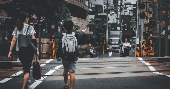 Los niños en Japón llegan a subirse solos al tren