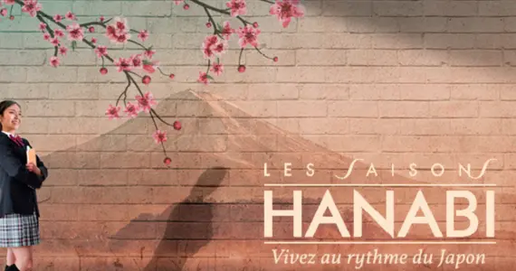 Affiche du festival cinématographique les saisons du hanabi