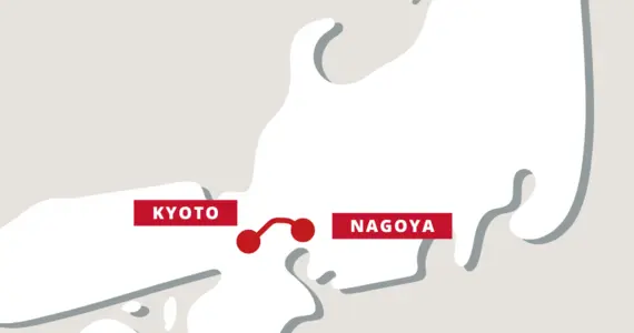 kyoto nagoya train map