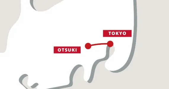 tokyo otsuki train map
