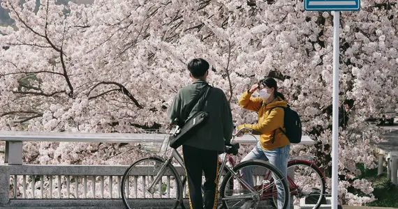 Faire du vélo au Japon