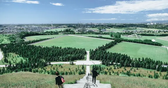 Le parc Moerenuma près de Sapporo