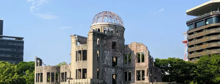 A-Bomb Dome in Hiroshima Peace Memorial Park 