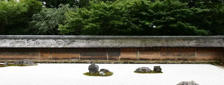 Zen garden at Ryoanji in Kyoto