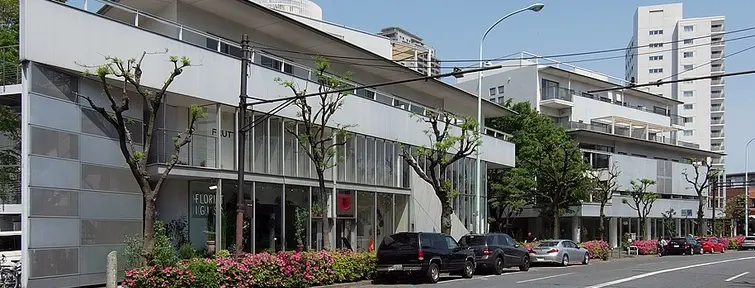 Exterior of Hillside Terrace in Daikanyama