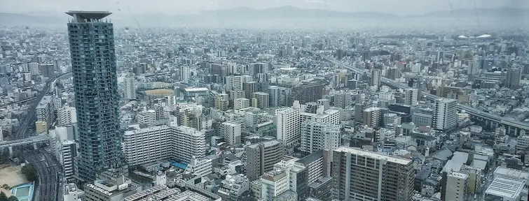 View of Osaka from Abeno Harukas