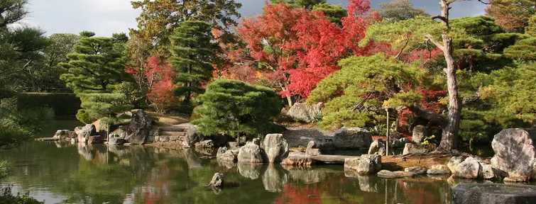 Large pond at Katsura Imperial Villa