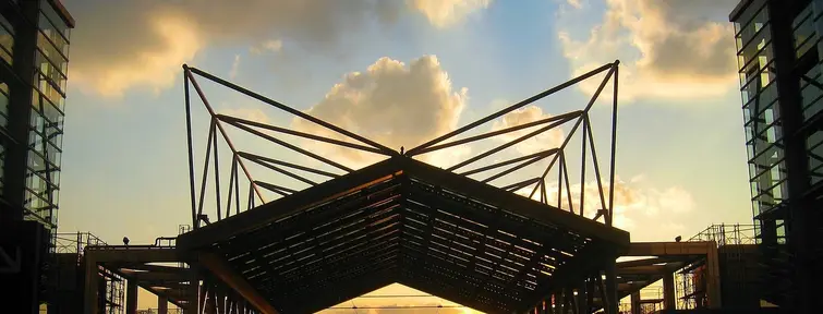 Tokyo Big Sight at Sunset