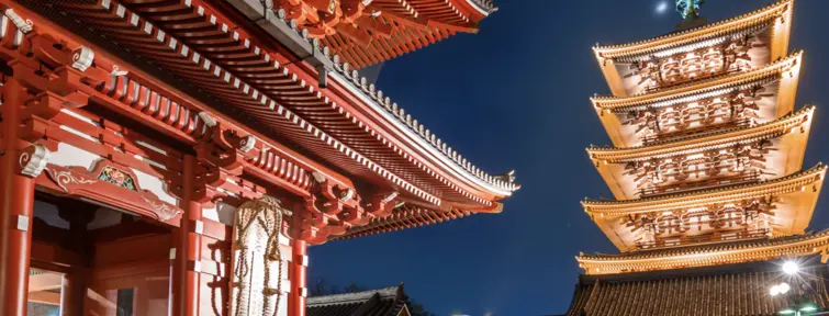 Senso-ji temple, one of Tokyo's landmarks