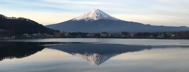 Mont Fuji vue du lac Kawaguchiko