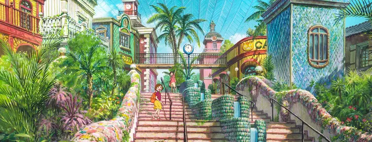 Illustration du Parc Ghibli Illustration du Parc Ghibli