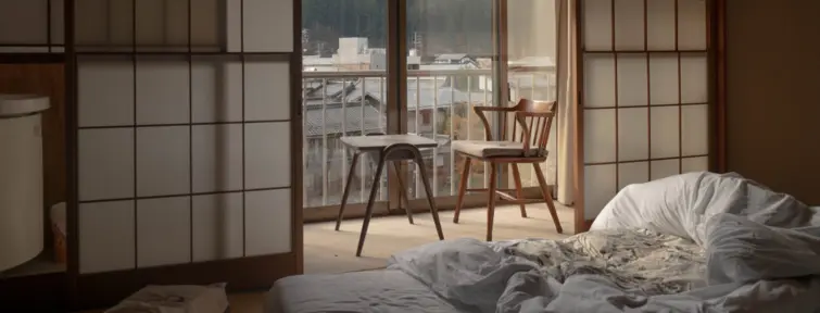 Intérieur d'un hébergement japonais