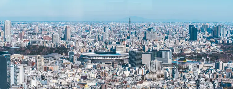 Vue en hauteur de Tokyp